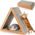 Nicunom 3-Sided Vertical Cat Scratching Post, Cat Scratcher Foldable, Triangle by Nicunom
