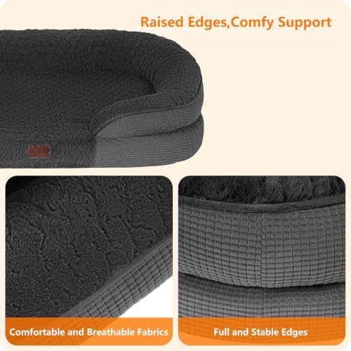 Dwanton Orthopedic Waterproof Medium Dog Bed Sofa, Gel Memory Foam - Image 5