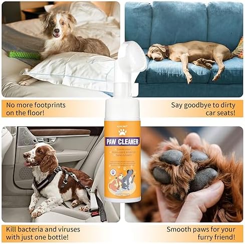 Dog Paw Cleaner for Dogs & Cats, No-Rinse Foam Cleanser - Image 5