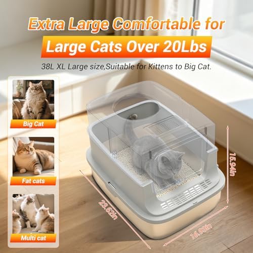 XL Stainless Steel Cat Litter Box - Image 2