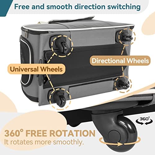 Petsfit Pet Carrier with Removable Wheels - Image 5