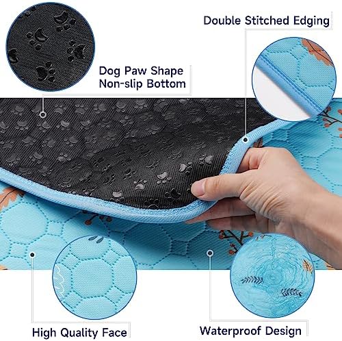 Sunheir Washable Pee Pads for Dogs 72"x72", Extra Large Reusable Puppy Pads Pet - Image 2