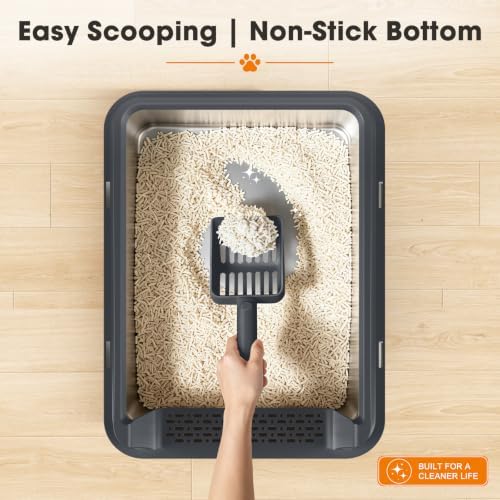 AIPERRO Stainless Steel Litter Box - Image 6