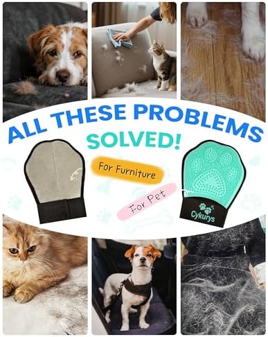 Pet Hair Removal Glove for Dogs & Cats - Image 2