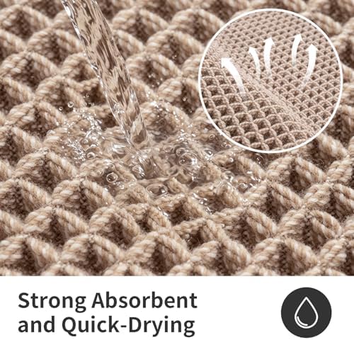 ILANGO Upgraded Waffle Bath Rug 24x54, Super Absorbent Non Slip Bath Mat - Image 6