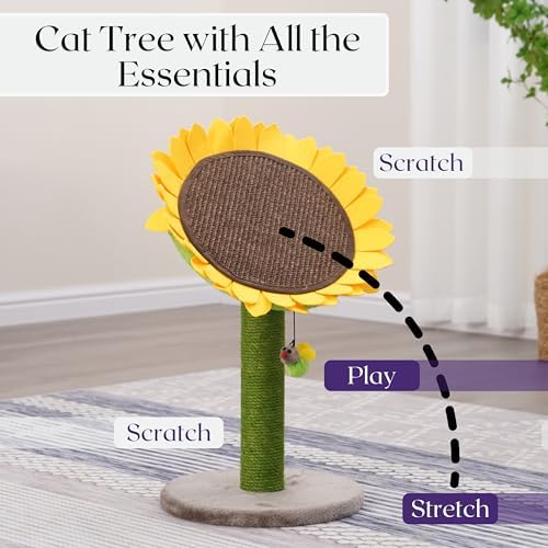 Catry Sunflower 2-in-1 Cat Scratching Post - Image 6