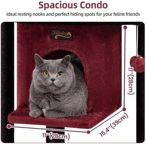 Cat Tree Tower Scratching Post for Indoor Large Adult Cats - Image 3