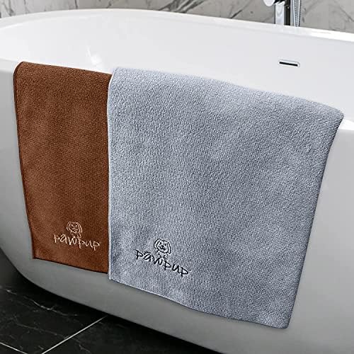 Dog Towels for Drying Dogs Super Absorbent Microfiber Pet Grooming Towel for - Image 2