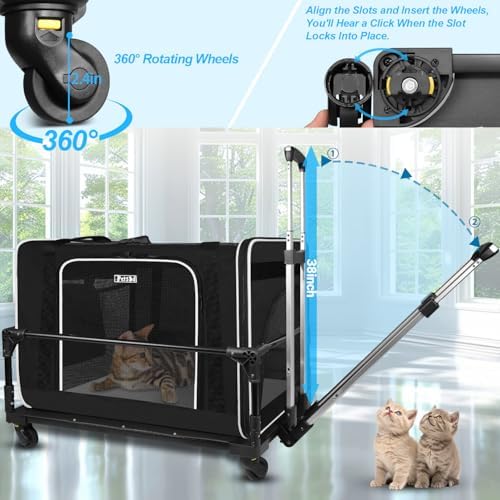 Petskd Extra Large Cat Carrier - Image 4