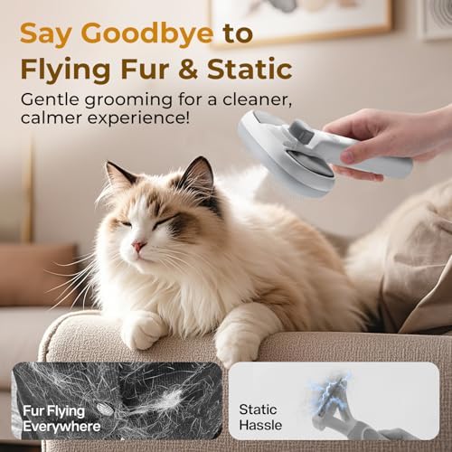 Pecute Self-Cleaning Steam Dog Cat Brush - Image 3