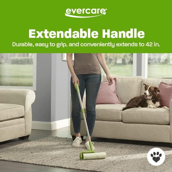 Evercare Pet Lint Roller Refill, Manual Operation, 60 Sheets per Roll - Image 6