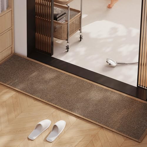 Super Absorbent Bath Runner Mat, Non-Slip 12 inches Wide Bathroom Rug, Long by Unknown