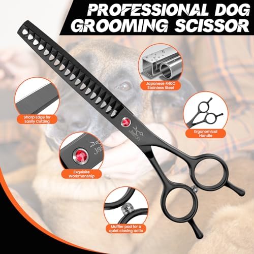 JASON Dog Grooming Chunker Scissors - Image 4