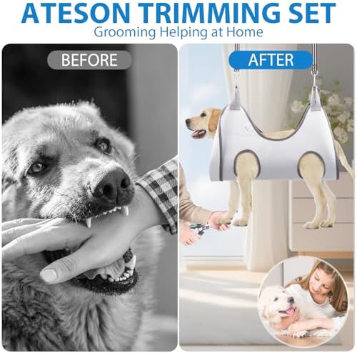 Pet Grooming Hammock Harness for Cats & Small Dogs, Dog Nail Trimming Sling - Image 5