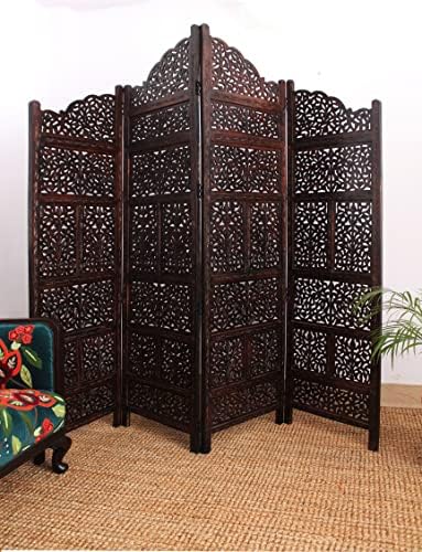 COTTON CRAFT Room Divider Wood Screen - Image 4