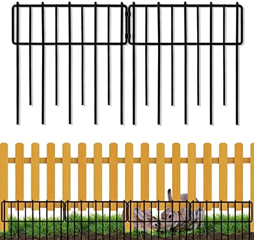 26 Pack Animal Barrier Fence, 12In x 28.00Ft Upgrade 1.26 in Gap Decorative by Blingluck