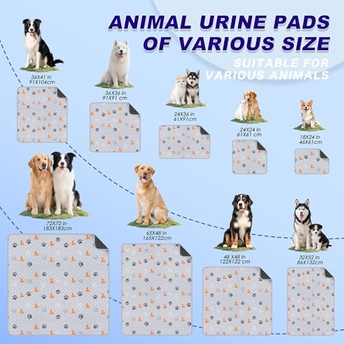 WanpeeGoo Washable Pee Pads for Dogs, Waterproof, 24 x 48 in, 2 Pack - Image 7