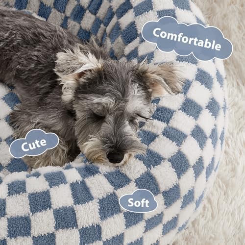 BFPETHOME Small Washable Cozy Donut Dog Beds - Image 2