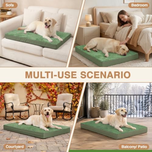 Waterproof Extra Large Dog Bed Washable Outdoor Orthopedic XL Crate Pad 42" - Image 4