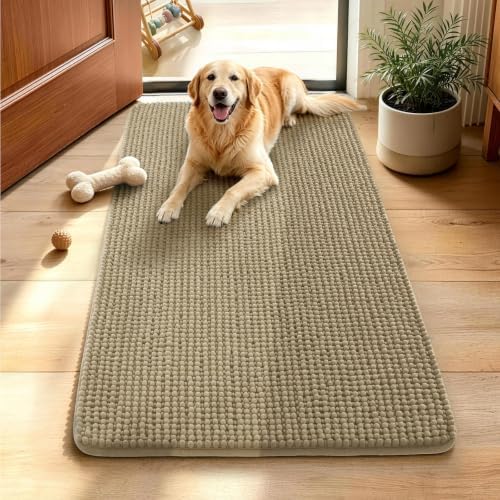 Ophanie Beige Door Mat Runner 48x30, Muddy Mats by Ophanie