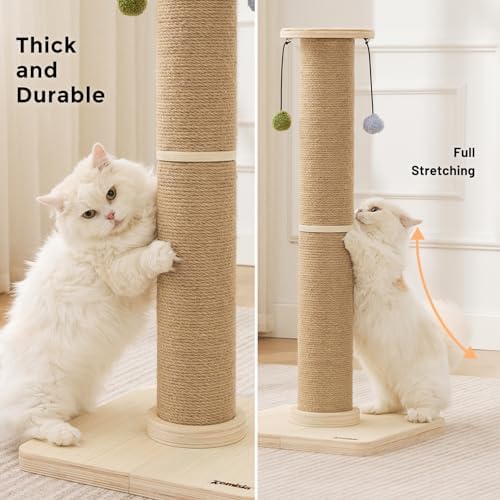 ZOMISIA 35'' Tall Cat Scratching Post - Image 6