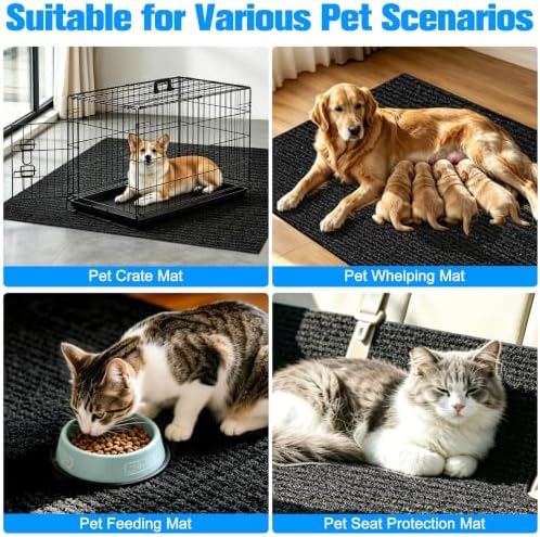 Dog Crate Mat, Non-Slip Kennel Mat - Image 5