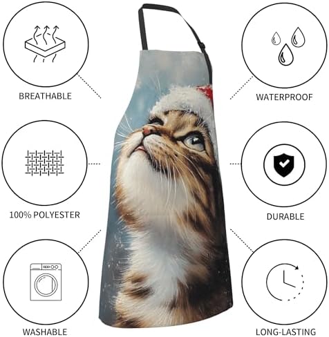 Art Apron with Pocket for Women Men - Image 3
