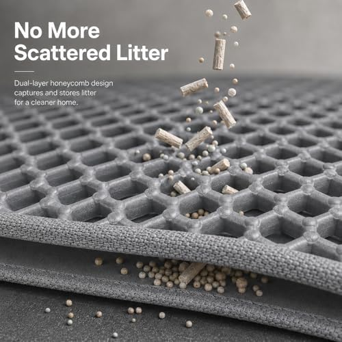 Cat Litter Mat, Double-Layer Honeycomb Litter Mat - Image 3