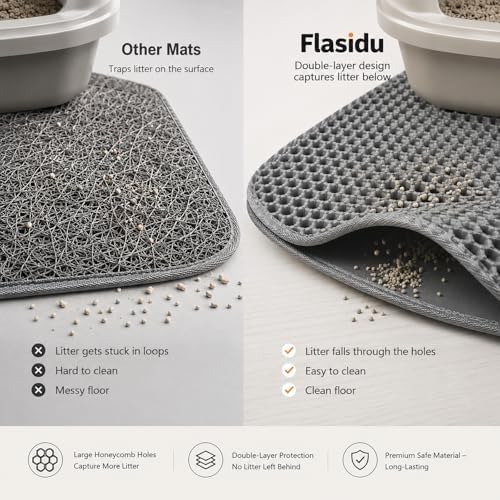 Cat Litter Mat, Double-Layer Honeycomb Litter Mat - Image 6