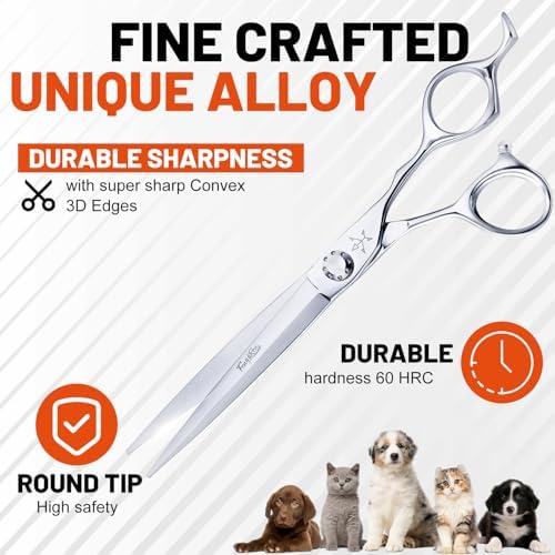 High-end Professional Dog Grooming Scissors Pet Grooming Shears 7 Inches - Image 6