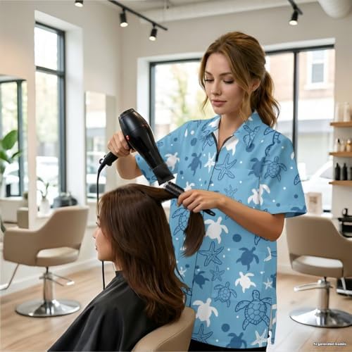 Funny Print Barber Jackets & Smocks - Image 3