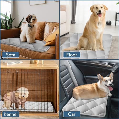 Dog Crate Pad 2 Pack, Dog Crate Mat - Image 7