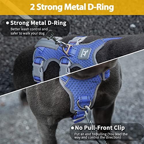 Huntboo Escape Proof Dog Harness, No Pull Reflective Harness - Image 4