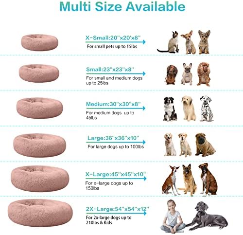 SAVFOX 54 inches Calming Donut Dog Bed - Image 3