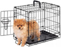 Sweetcrispy 18 Inch Dog Crate, Small Dog Cage, Foldable Puppy Pet Kennel by Sweetcrispy
