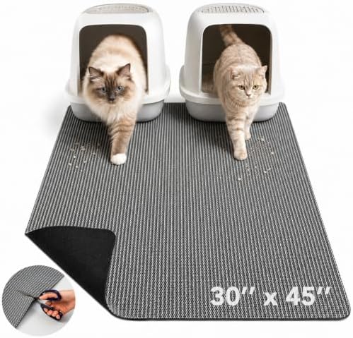 Cat Litter Mat Extra Large 45''x30'' Non-Slip XL Litter Mat by Unknown