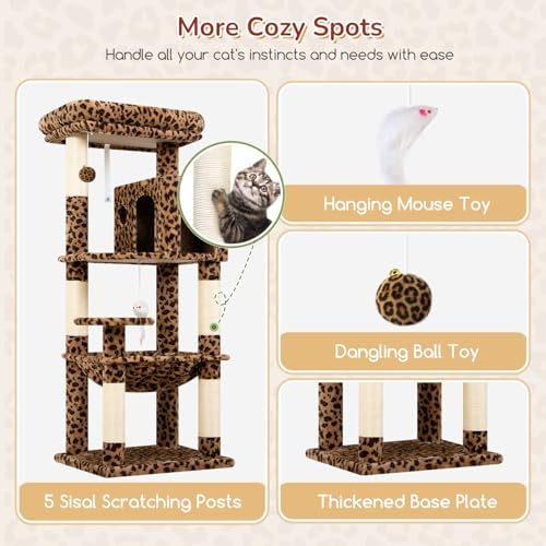 Globlazer Leopard Cat Tree Tower - Image 5