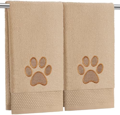 SmoothNovelty 2 Pcs Dog Paw Hand Towels by SmoothNovelty