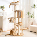 HITTITE Solid Wood Cat Tree Tower by HITTITE