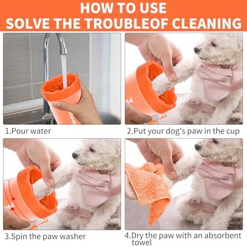 Professional 7 in 1 Dog Paw Cleaner - Image 4