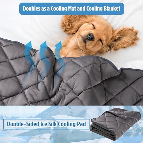 Paw Legend Dog Cooling Mat for Dogs 22" x 28", Pet Cooling Pad Blanket for Dogs - Image 6