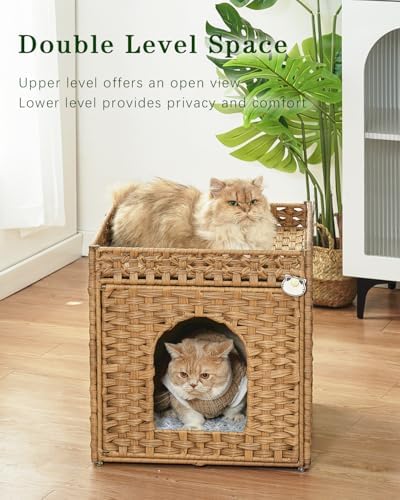 SETVSON Cat Beds for Indoor Cats Extra Large Double Cat Cave - Image 2