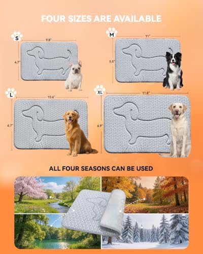 Washable Dog Crate Pad Small Puppies, Plush Back & Cooling Front Indoor S - Image 6