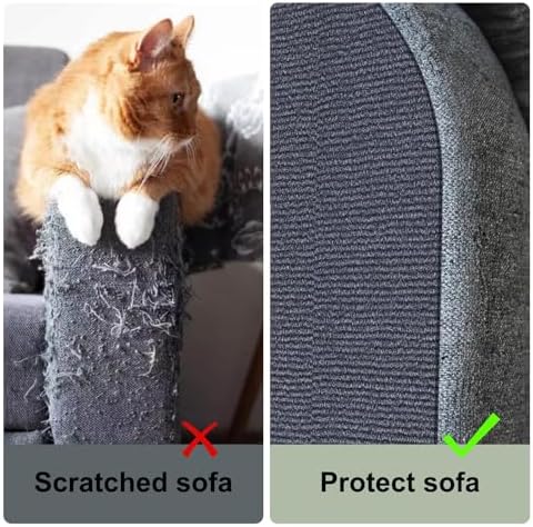 Cat Scratch Couch Furniture Protector Pad from Cat Claws, 39.3x15.8In - Image 3