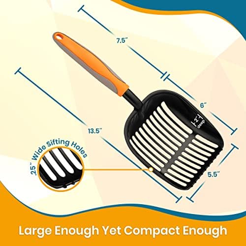 PAWBEE Premium Non-Stick Metal Cat Litter Scooper - Image 4