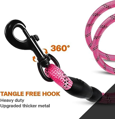 Taglory Rope Dog Leash for Medium Large Dogs, 5 FT Padded Handle - Image 6