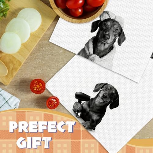 Dog Kitchen Towels Decor Set of 2 - Image 5