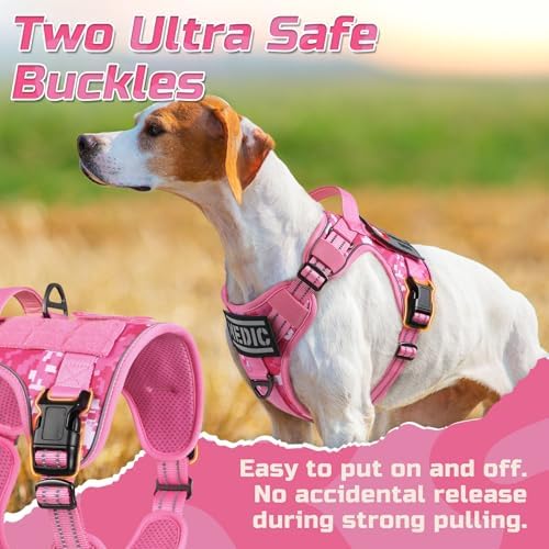 rabbitgoo Tactical Dog Harness for Medium, No Pull Military Service Vest - Image 2