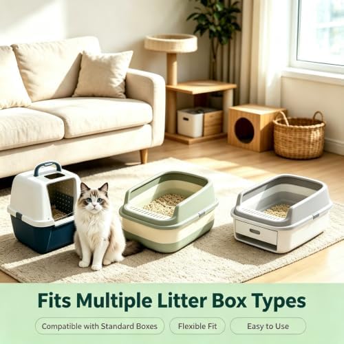 Cat Litter Box Liners, 40 Pack 25.2 x 15.75 Inch Drawstring Disposable Pet - Image 7