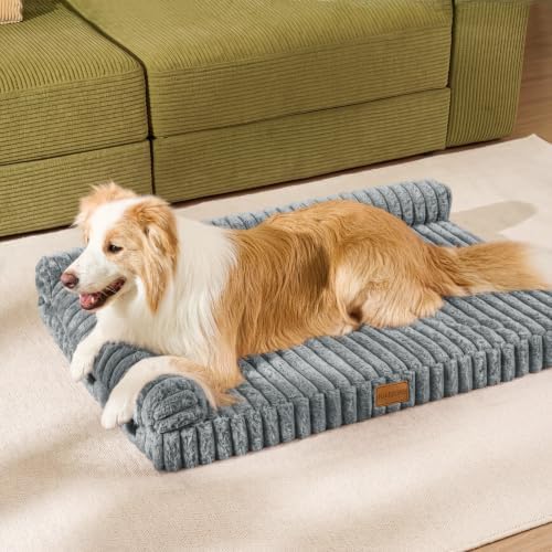 Orthopedic Large Dog Bed Furry Pet Bed, Washable Cover 42''X28'' - Image 2